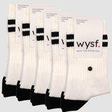 sockenbundle: retro sportsocken, fünferpack